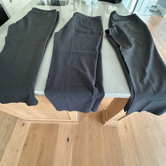 Bundle 3 Men's Calvin Klein Dress Pants Dark Gray Pattern (40x30) - Picture 7 of 8